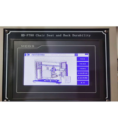 Mesin pengujian daya tahan kursi dan punggung kursi furnitur elektronik Mesin pengujian daya tahan kursi dan punggung furniture elektronik