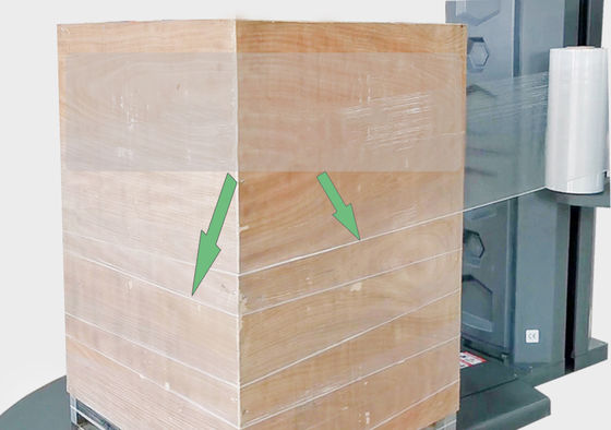 Mesin Pembungkus Palet Otomatis Penuh Meja Putar Tipe Model E/M