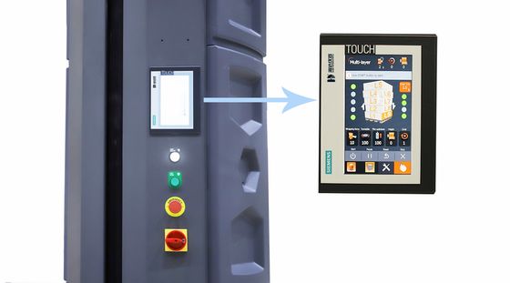 Mesin Pembungkus Palet Otomatis Penuh Meja Putar Tipe Model E/M