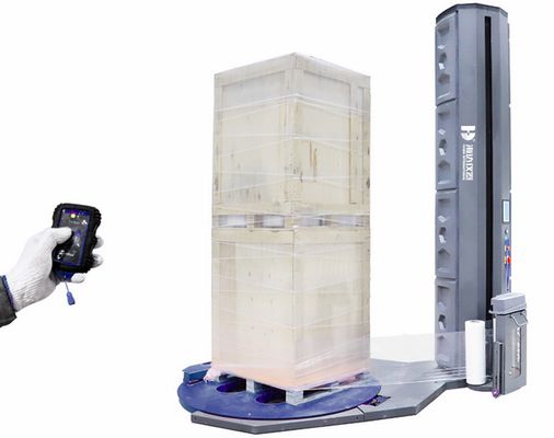 Mesin Pembungkus Palet Otomatis Penuh Meja Putar Tipe Model E/M