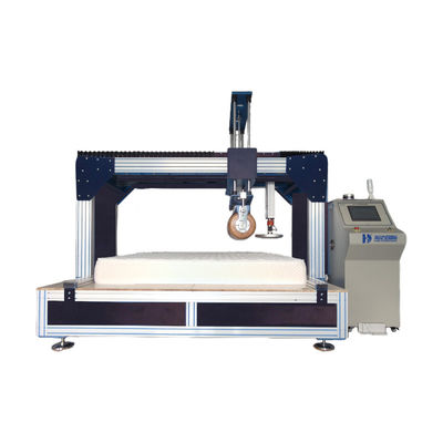 Mesin pengujian furnitur peralatan pengujian kasur terintegrasi PLC controller