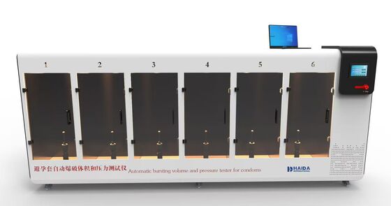 Rincian Peralatan 5105-HD TESTOR Tekanan dan Tekanan Kondom Pemberontakan