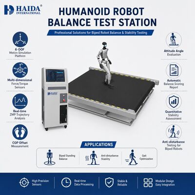 Humanoid Robot Balance Test Station 6 DOF Motion Platform Bipedal Robot Stability Testing Equipment ZMP Analisis COP