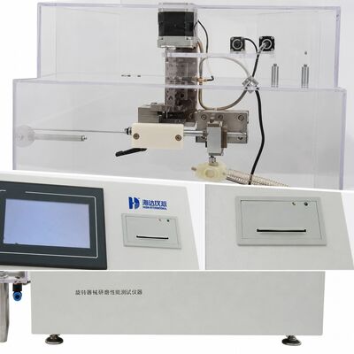 Penguji Kinerja Gerinda Instrumen Rotary Gigi Mesin Uji Keausan Kepala Bur Uji Efisiensi Pemotongan untuk QC Handpiece