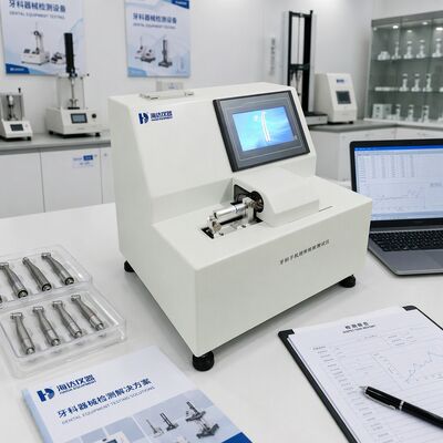 Mesin Pengukur Torsi Dental Handpiece Stall Tester Pengukuran Torsi untuk Peralatan Pengujian QC Turbin Gigi Presisi Tinggi 0,0005 Nm