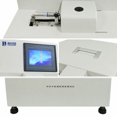 Mesin Pengukur Torsi Dental Handpiece Stall Tester Pengukuran Torsi untuk Peralatan Pengujian QC Turbin Gigi Presisi Tinggi 0,0005 Nm