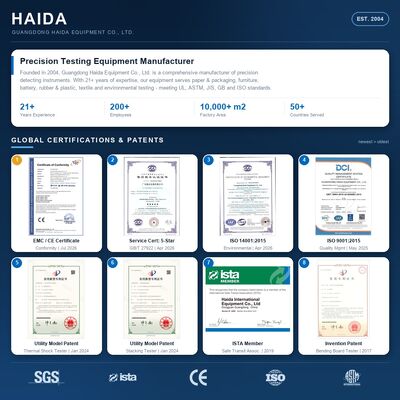Mesin Uji Ketahanan Benturan Tutup Ujung Sepatu Keselamatan HAIDA EN ANSI Standard Shoe Testing Equipment