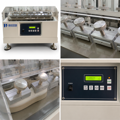 Finished Shoe Bending Tester Shoe Sole Flexing Resistance Testing Machine 4 Test Pieces LCD Counter Shoe Testiing Equipment