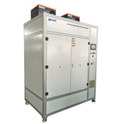 Ruang Uji Pra-Kondisi UV Peralatan Pengujian Sensitivitas Kerusakan Ultraviolet Panel Surya Mesin Penguji Pra-Perawatan UV